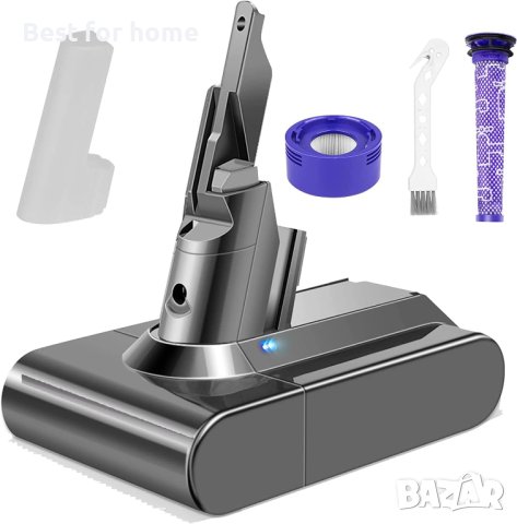 Комплект батерия и филтри за Dyson V7 5000mAh 21,6V литиева V7