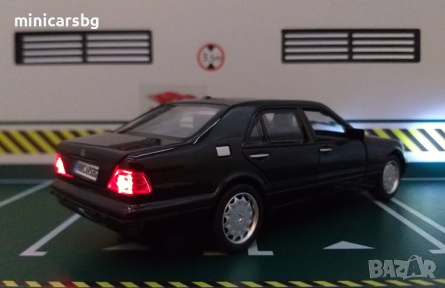 Метални колички: Mercedes-Benz S-Class W140 (Мерцедес-Бенц Ес класа), снимка 9 - Колекции - 37231267