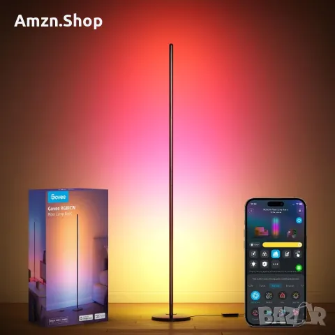 Подова лампа Govee H6076 RGBIC SmartLED ъглова лампа Alexa 16 милиона DIY

