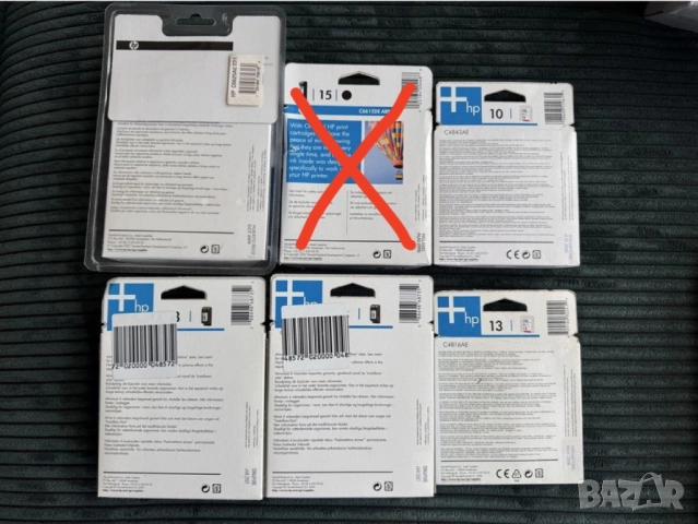 Мастило HP 10, 13, 17, 78, снимка 2 - Консумативи за принтери - 44889963