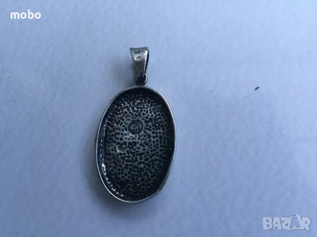 Красива нова сребърна висулка „ Богородица с Младенеца“, проба 925, тегло 6.97г, снимка 4 - Колиета, медальони, синджири - 49675020