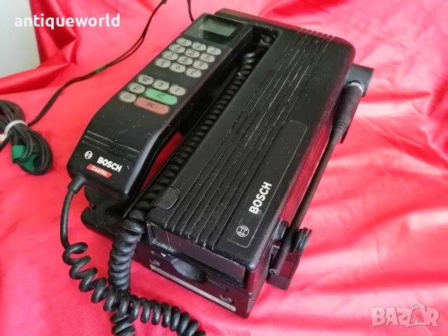 Ретро Автомобилен Мобилен Телефон GSM  BOSH Cartel, снимка 8 - Антикварни и старинни предмети - 36966801