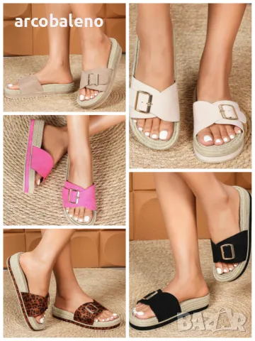 Дамски летни чехли, 5цвята 