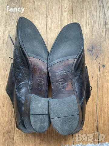 Елегантни черни обувки Rollmann, снимка 4 - Официални обувки - 32407844