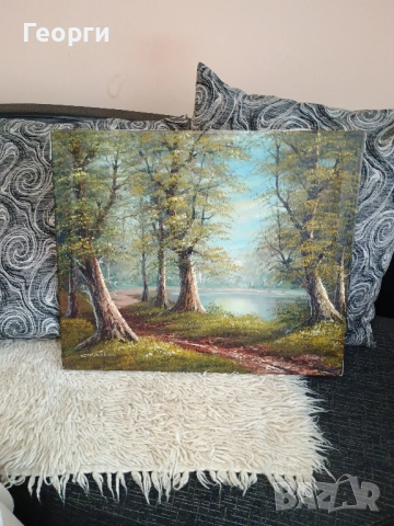 Картина масло,Cantrell, снимка 9 - Картини - 52132980