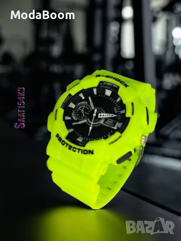 G-SHOCK PROTECTION неонов часовник 