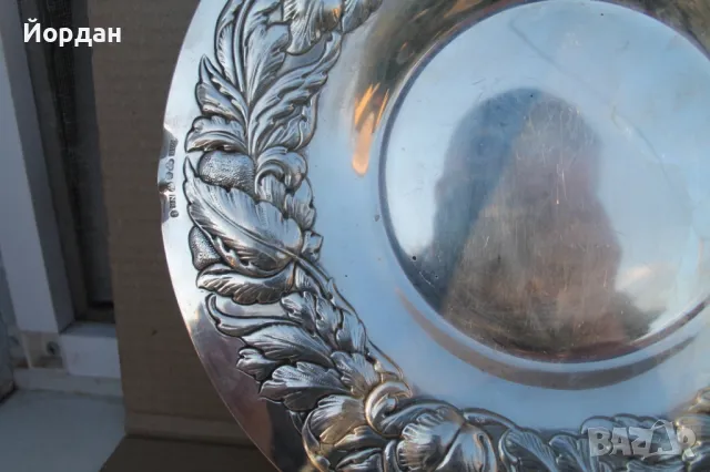 Сребърна фруктиера, снимка 15 - Антикварни и старинни предмети - 49575986