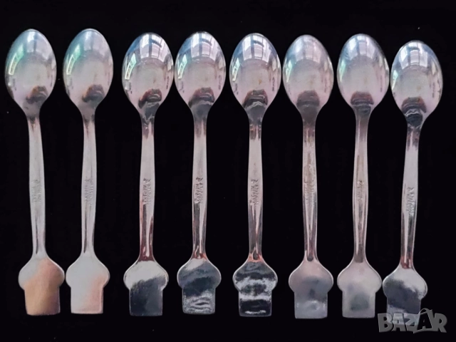 8 броя кафени лъжички, снимка 3 - Прибори за хранене, готвене и сервиране - 52662156