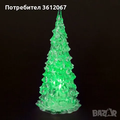 Led коледно дърво, акрил, снимка 2 - Декорация за дома - 47976173