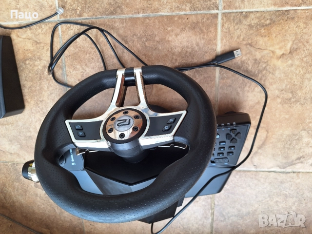  Геймърски волан/Ready2gaming Hurricane Wheel Pro, съвместим PS4/PS3/PC, снимка 18 - Други игри и конзоли - 51856908