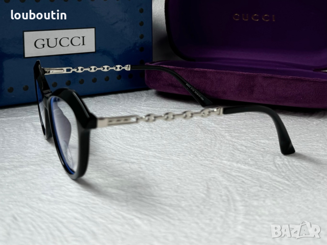 Gucci диоптрични рамки.прозрачни слънчеви,очила за компютър, снимка 10 - Слънчеви и диоптрични очила - 44884158