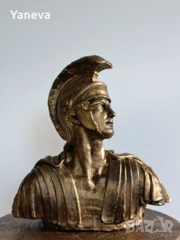 Центурион, авторска скулптура, бюст на рилски воин. , снимка 5 - Статуетки - 52852553