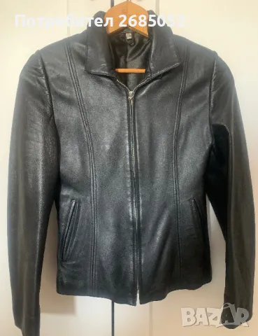 Дамско яке от естествена кожа размер S, снимка 5 - Якета - 49244595