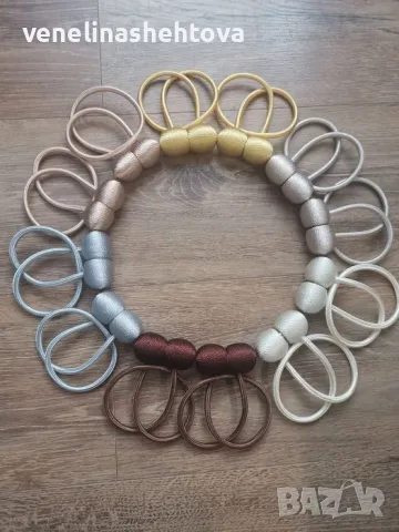 Комплект 2 броя магнитни държачи за захващане на пердета завеси