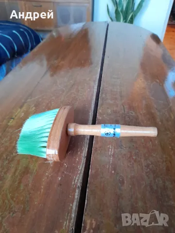 Стара бръснарска,фризьорска четка