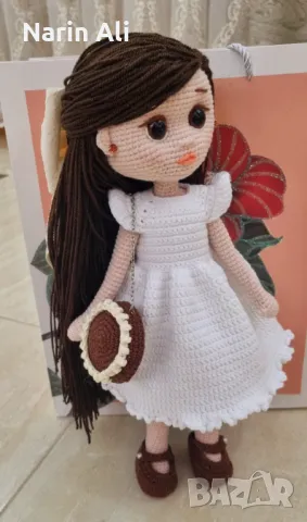Ръчно плетена кукла, снимка 3 - Кукли - 49520718