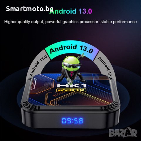 Тв Бокс HK1 RBOX K8S Андроид 13 TV BOX RK3528 2.4G 5G WIFI BT5.0 8K , снимка 7 - Приемници и антени - 43526878