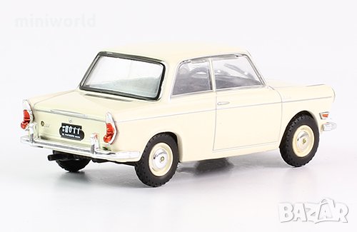 BMW 700 De Carlo 1960 - мащаб 1:43 на Hachette модела е нов в блистер, снимка 3 - Колекции - 27499424