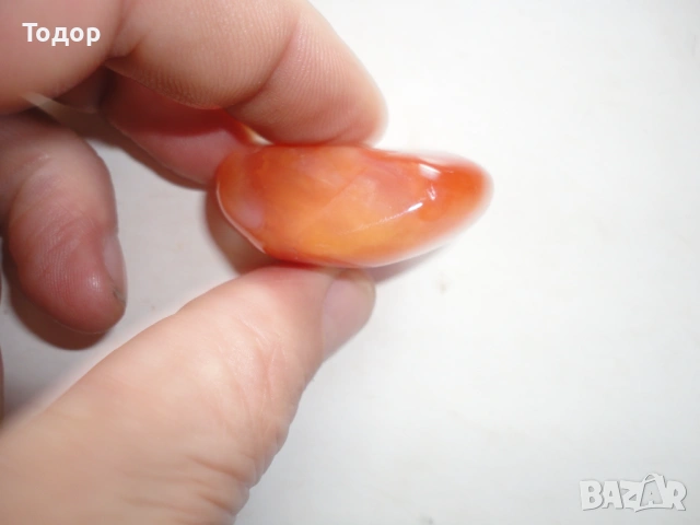 Полиран камък минерал корнеол 5, снимка 3 - Колекции - 53045497