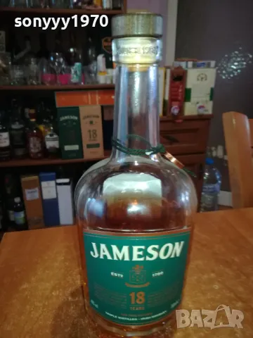 JAMESON 18-СТЪКЛЕНО ПРАЗНО ШИШЕ ЗА КОЛЕКЦИЯ 0303250955, снимка 2 - Колекции - 49341654