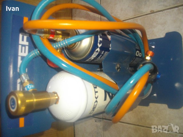 DEXTER-НОВ МИНИ ОКСИЖЕН Заваръчна Горелка-Пропан-Бутан/Кислород-Made in FRANCE-2023г-Пълни Бутилк, снимка 16 - Други инструменти - 42985279