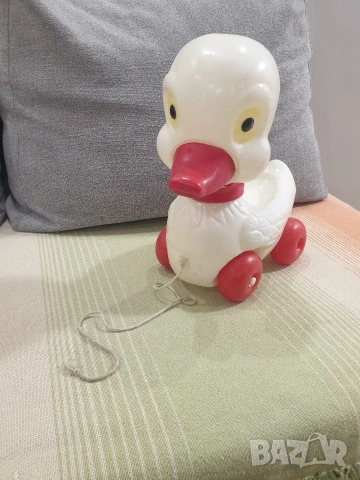 Стара играчка за дърпане Пате, снимка 6 - Други - 53297488