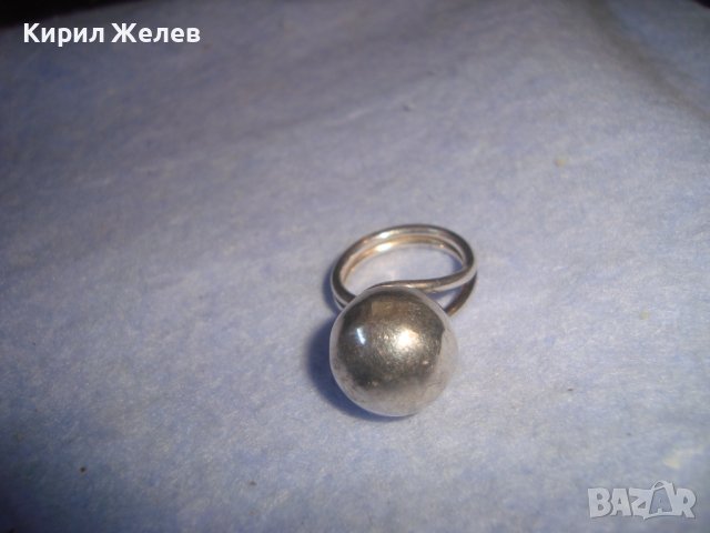 СРЕБЪРЕН ФЕШЪН АР ДЕКО СТИЛ ВИНТИДЖ ПРЪСТЕН СРЕБРО 925 РЪЧНА МАЙСТОРСКА ИЗРАБОТКА 7629, снимка 8 - Пръстени - 37395465