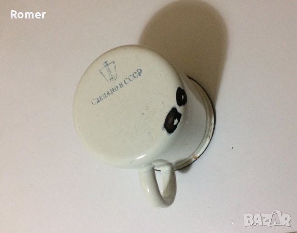  Туристическо емайлирано канче «Малыш и Карлсон» Сделано в СССР , снимка 4 - Антикварни и старинни предмети - 33493670