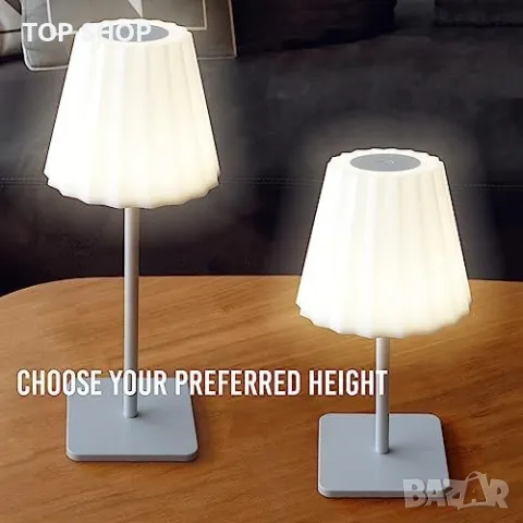 Нова Акумулаторна настолна лампа Нощна лампа/Дом Спалня, снимка 2 - Лампи за стена - 49638561