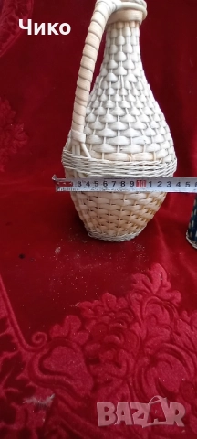 2бр стари стъклени дамаджанки, снимка 6 - Антикварни и старинни предмети - 52448707