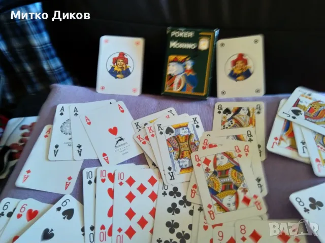 Модиано италиански маркови карти за игра 52+2 пластик, снимка 8 - Карти за игра - 47656305