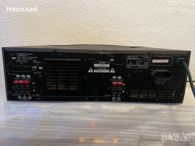 KENWOOD M-A100 POWER УСИЛВАТЕЛ , снимка 6 - Ресийвъри, усилватели, смесителни пултове - 47727837