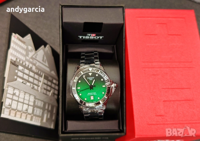 TISSOT SEASTAR 1000 QUARTZ 40mm T120.410.33.091.00 чисто нов часовник с кутия 100% оригинален