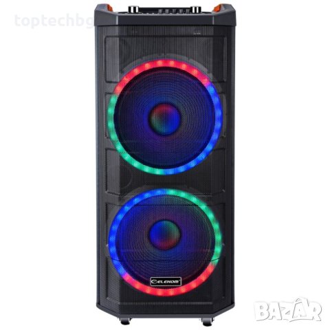 Караоке Тонколона 18 инча ЕК 1819 1600W с два безжични микрофона, снимка 6 - Тонколони - 43406266