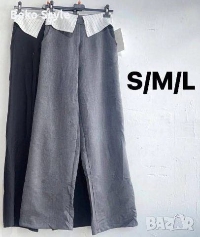 Елегантен панталон наличен в черно С М размер, снимка 2 - Панталони - 52216820