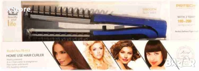 Стайлър за коса с функция за изправяне + ПОДАРЪК мини преса (до изчерпване на количествата), снимка 8 - Преси за коса - 52594875