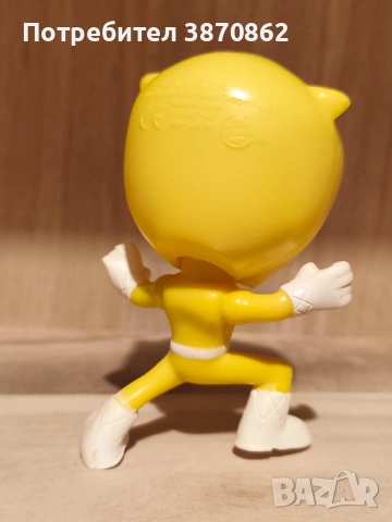 Burger King 2018 Yellow Ranger Power Rangers Figure, снимка 4 - Колекции - 53168990