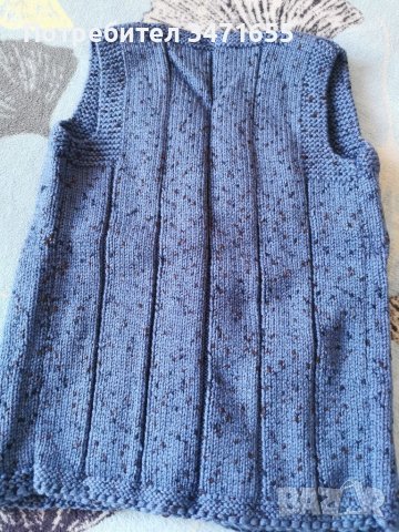 Ръчно плетено елече за момченце, снимка 2 - Детски якета и елеци - 38689653