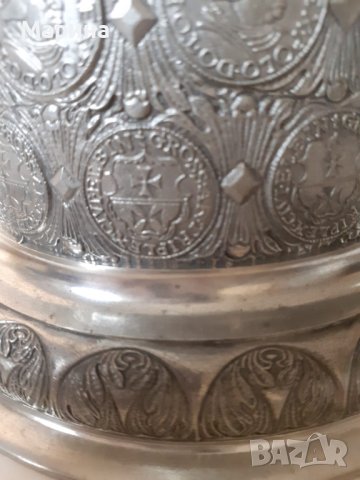 Халба от калай, 1000мл, Antik * Vintage #09, снимка 8 - Антикварни и старинни предмети - 43818611