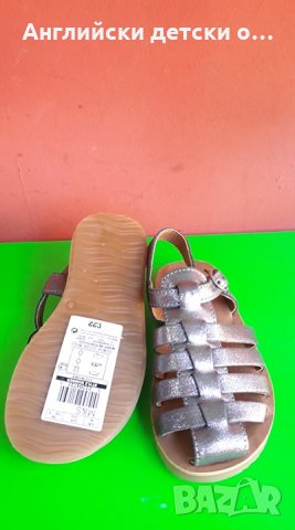 Английски детски сандали естествена кожа-M&S, снимка 6 - Детски сандали и чехли - 28519726