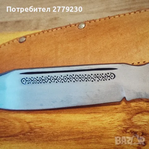 Ловен масивен нож ръчна изработка Нов!, снимка 8 - Ножове - 49966935
