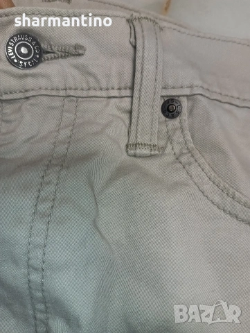 Levis Original памучен панталон 32x34, снимка 3 - Панталони - 53489810