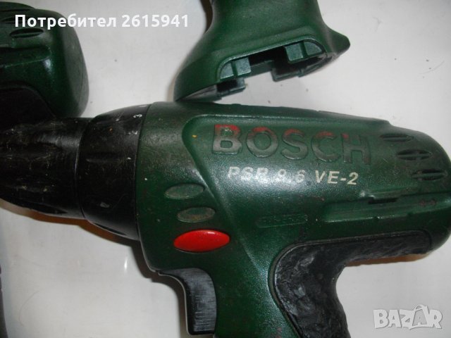 Боди-Тяло-Швейцарско-Bosch PSR 9,6 VE-2-Винтоверт-Дрелка-Бош-9,6 Волта, снимка 7 - Винтоверти - 28308413