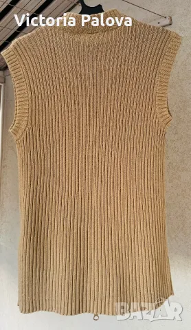 Блуза с цип SMOG унисекс топъл беж, снимка 5 - Блузи - 48525032