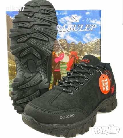 мъжки боти зимни непромокаеми с дълбок грайфер за сняг дъжд кал киша, снимка 12 - Мъжки боти - 27136391