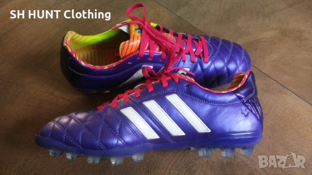 Adidas Adipure 11Pro AG Purple/White Размер EUR 42 / UK 8 бутонки естествена кожа 32-14-S, снимка 7 - Футбол - 52228568