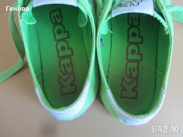 Дамски детски зелени гуменки "Карра" номер 37, снимка 6 - Кецове - 37903539