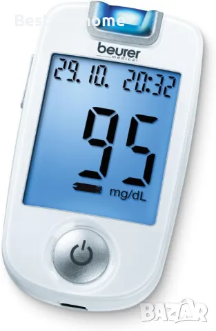 Глюкомер Апарат за кръвна захар Beurer GL 40mg/dl, снимка 4 - Уреди за диагностика - 47467893