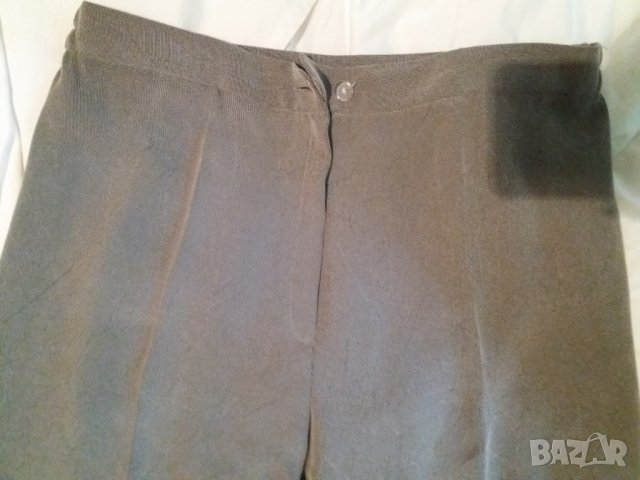 Дамски летен сив панталон от тънък плат, снимка 2 - Панталони - 28799045