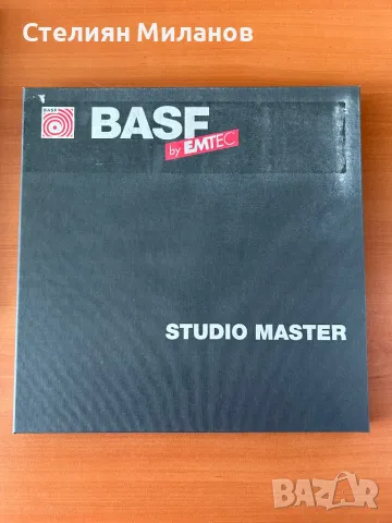Нова лента BASF EMTEC  468 studio Master Analougue  1/4” 2400 ft on 10.5”върху метална ролка! , снимка 2 - Други - 50162591